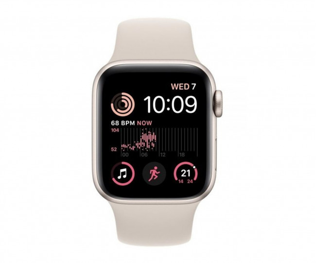 Apple Watch SE 2 GPS 40mm Starlight Aluminum Case w. Starlight S. Band - S/M б/у
